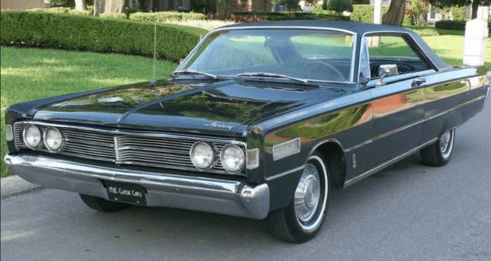Mercury auto 60-х годов