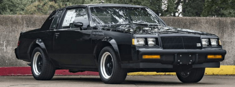 Buick GNX 1987 года выпуска. Факты 1 Buick GNX 1987